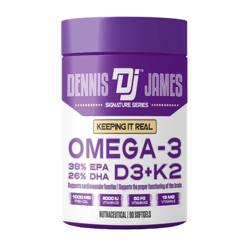 Dennis James Signature Series Omega-3 D3+K2 90 Softgels